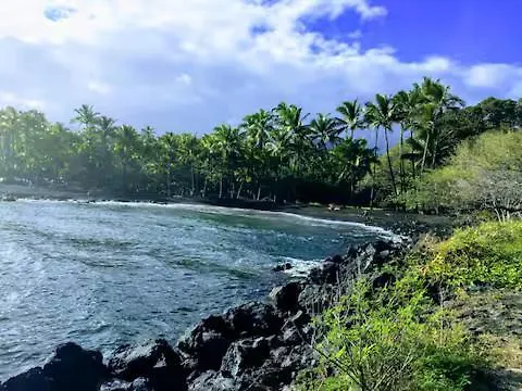 Prázdninový dům Vila Private Wrap Around Lani Oasis With Ocean View Naalehu USA